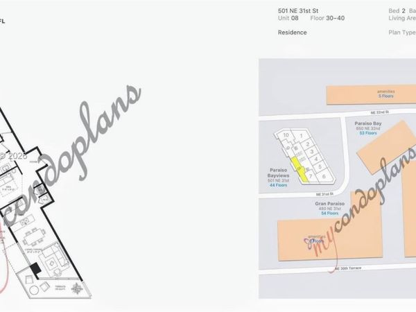 501 NE 31st St , Unit 3208, Miami, FL 33137