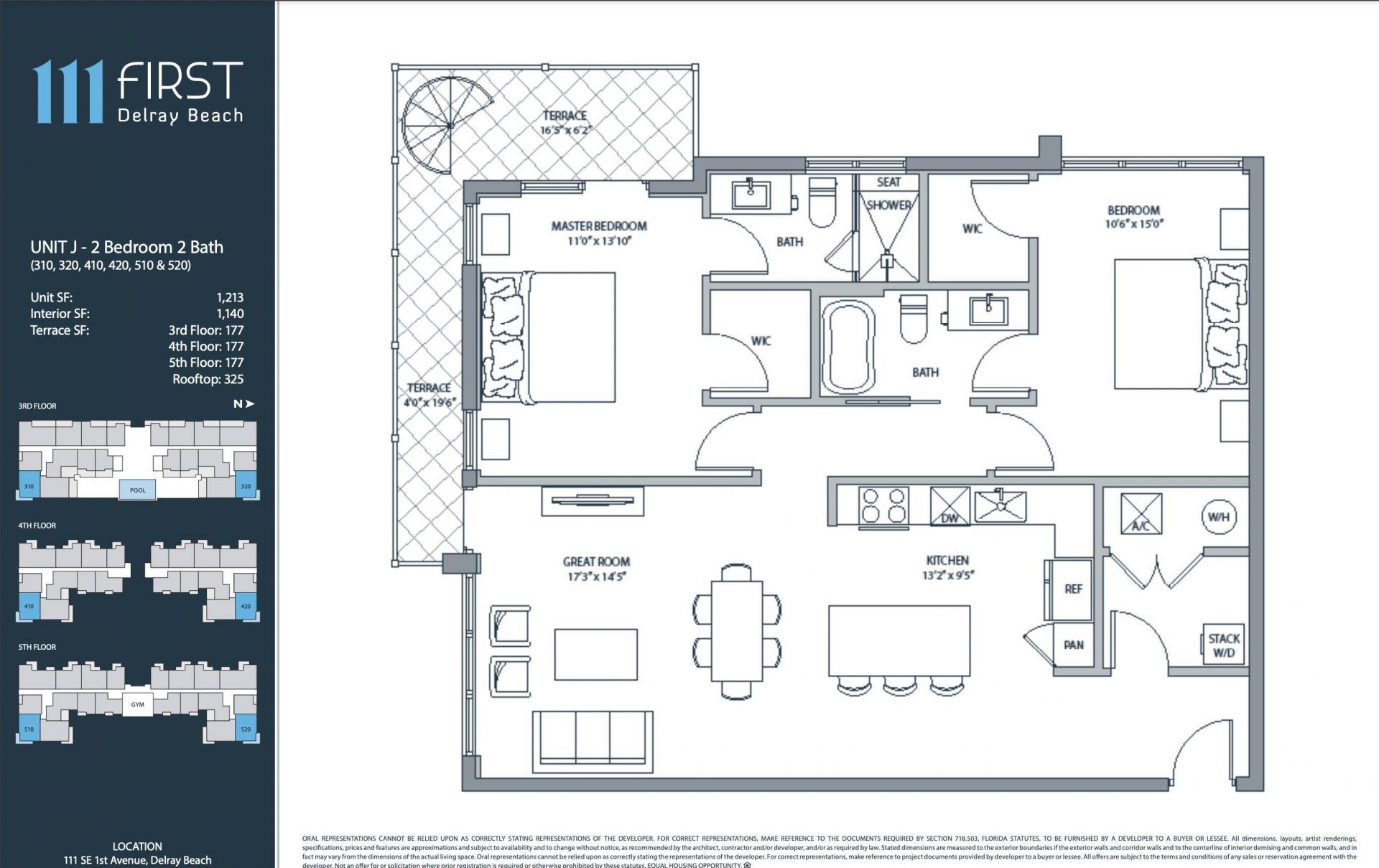 111 SE 1st Avenue, Unit Ph-510, Delray Beach, FL 33444 Photo