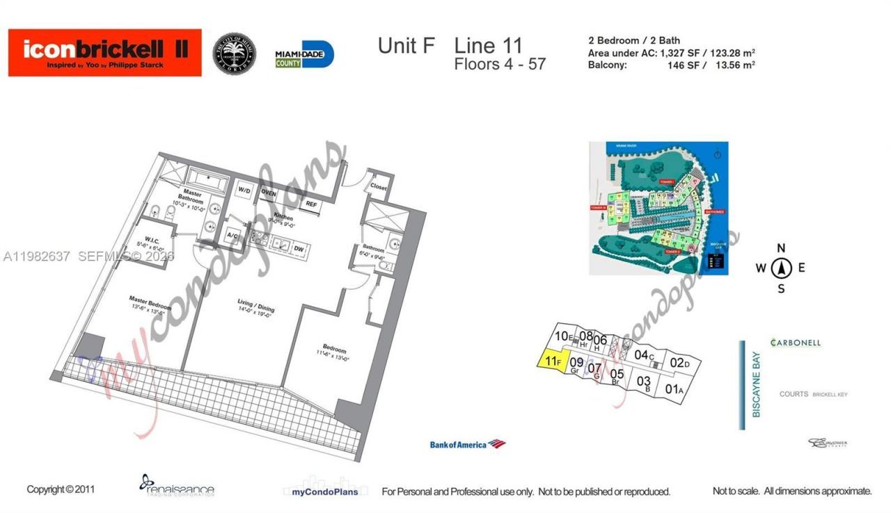 495 Brickell Ave, Unit 511, Miami, FL 33131 Photo