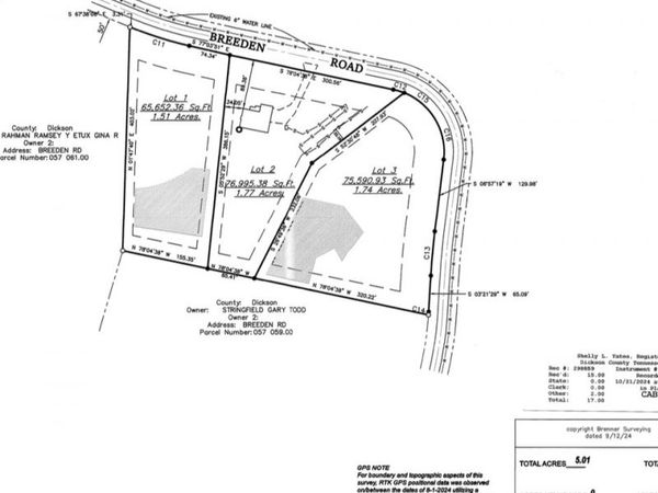 3 Breeden Rd , Charlotte, TN 37036