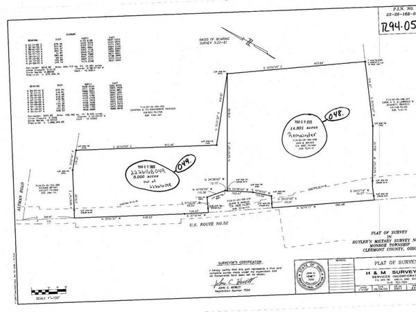 Acres US Route 52, Monroe Twp, OH 45157