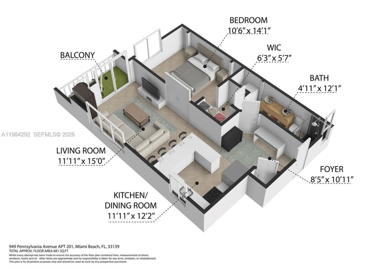 949 Pennsylvania Ave, Unit 201, Miami Beach, FL 33139 Photo