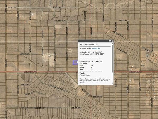 32nd (U5 B3 L26) Street SW, Unit 5, Rio Rancho, NM 87124