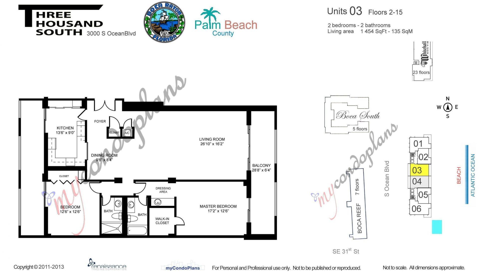 3000 S Ocean Boulevard, Unit 1103, Boca Raton, FL 33432 Photo