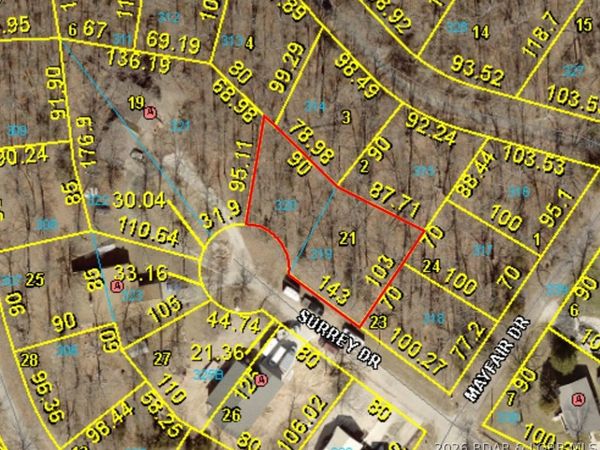 Lot 319 & 320 Surrey Drive, Camdenton, MO 65020