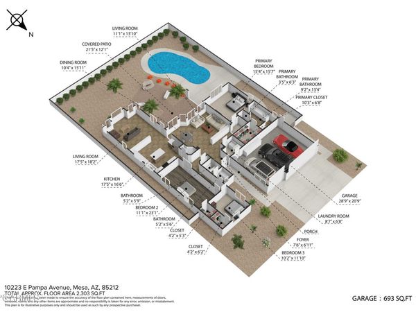 10223 E PAMPA Avenue, Mesa, AZ 85212