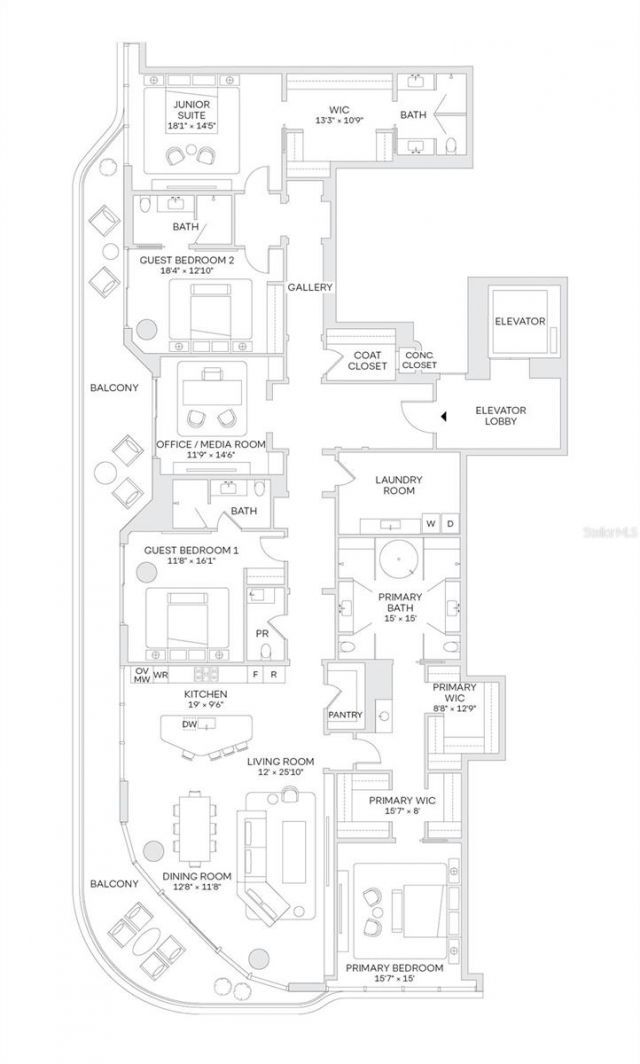 1390 Main Street, Unit 1505, Sarasota, FL 34236 Photo