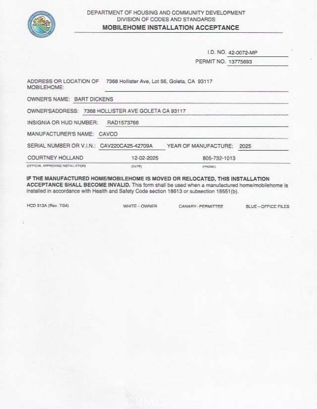 7368 Hollister Avenue, Unit 56, Goleta, CA 93117 Main Photo