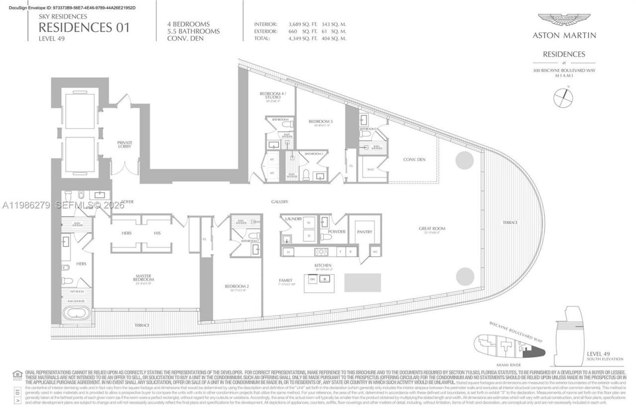 300 Biscayne Blvd Way, Unit 4901E, Miami, FL 33131 Photo