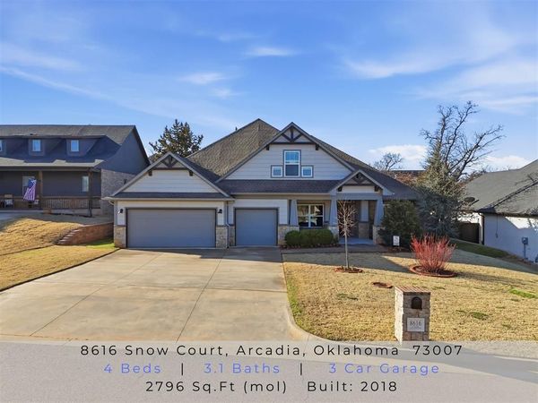8616 Snow Court, Arcadia, OK 73007