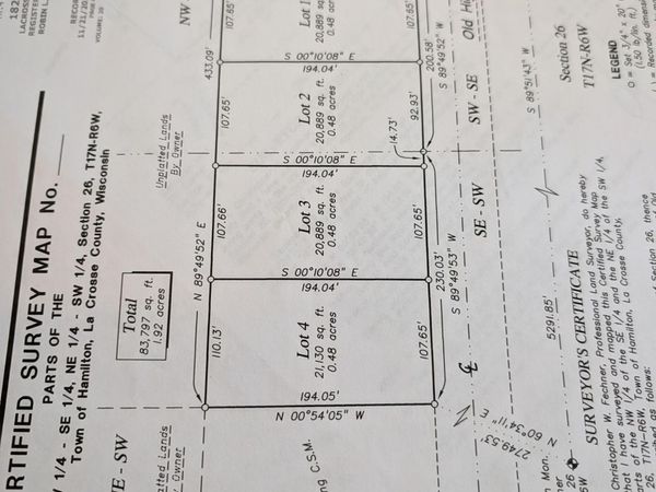 4 Old Hwy 16 -, Hamilton, WI 54669