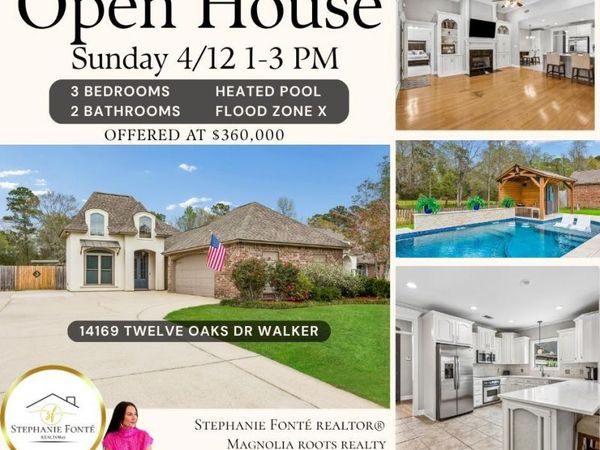 14169 Twelve Oaks Dr, Walker, LA 70785
