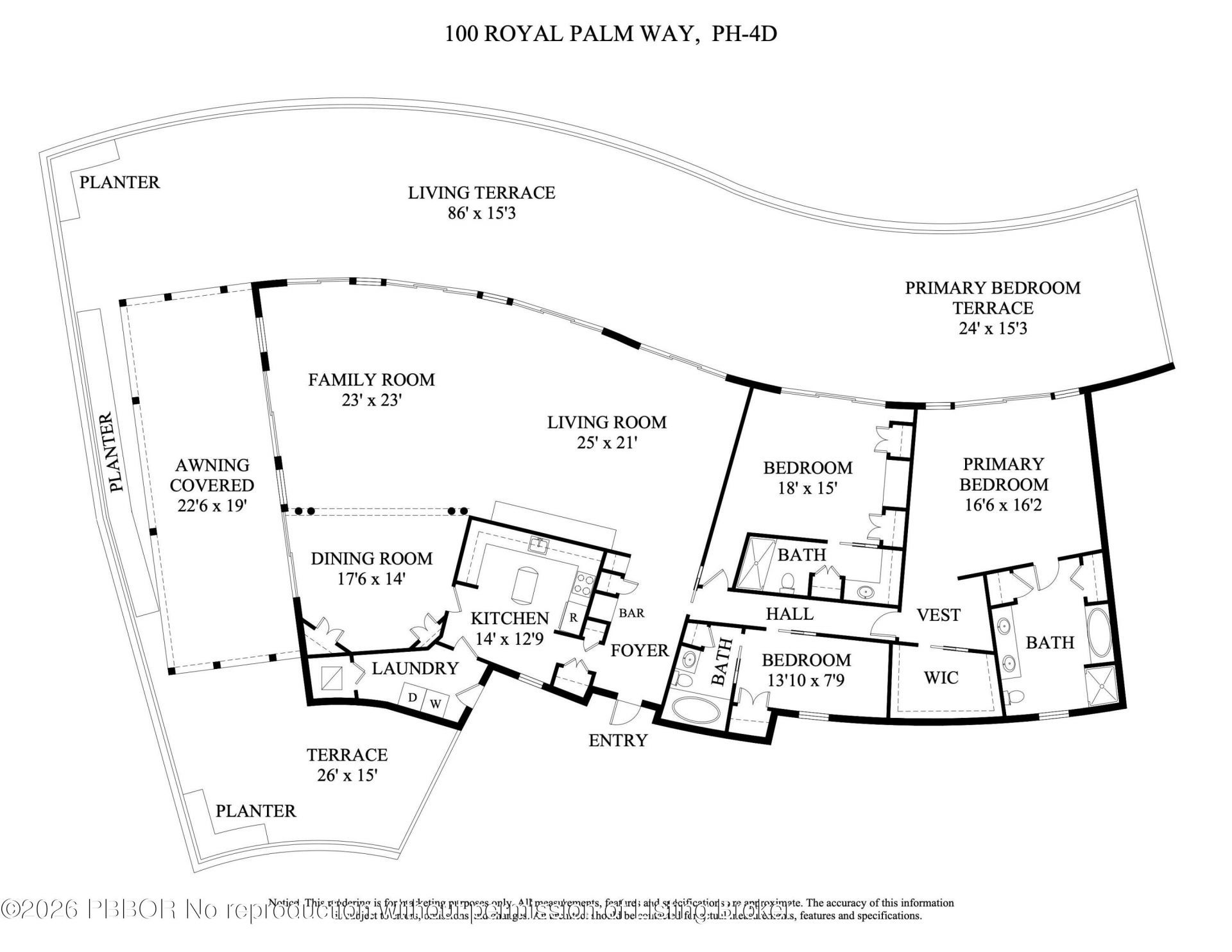 100 Royal Palm Way, Unit PH-4, Palm Beach, FL 33480 Photo