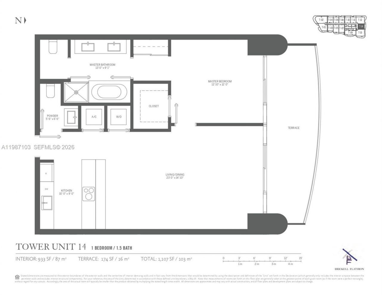 1000 Brickell Plz , Unit 2214, Miami, FL 33131 Photo