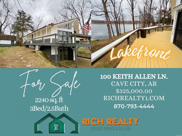 100 Keith Allen Lane , Cave City, AR 72521