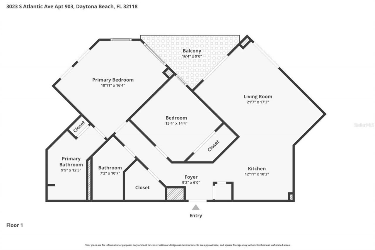 3023 S Atlantic Avenue , Unit 903, Daytona Beach, FL 32118 Photo