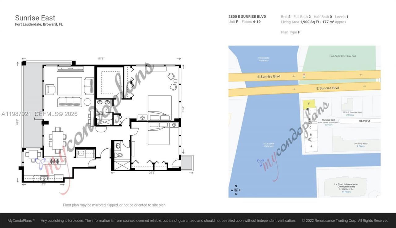 2800 E Sunrise Blvd , Unit 7F, Fort Lauderdale, FL 33304 Photo