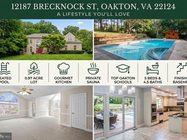 12187 BRECKNOCK STREET, OAKTON, VA 22124