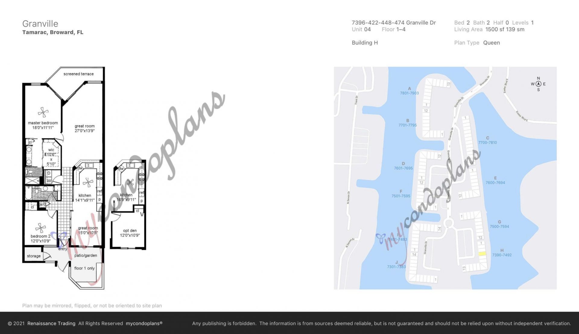 7396 Granville Drive, Unit 104, Tamarac, FL 33321 Photo