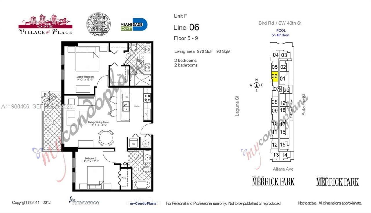 4100 Salzedo St , Unit 806, Coral Gables, FL 33146 Photo