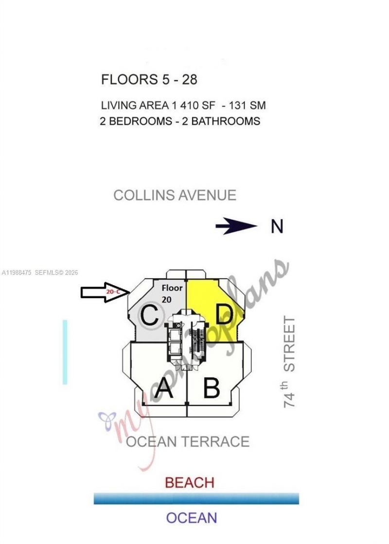 7330 Ocean Ter, Unit 20-C, Miami Beach, FL 33141 Photo