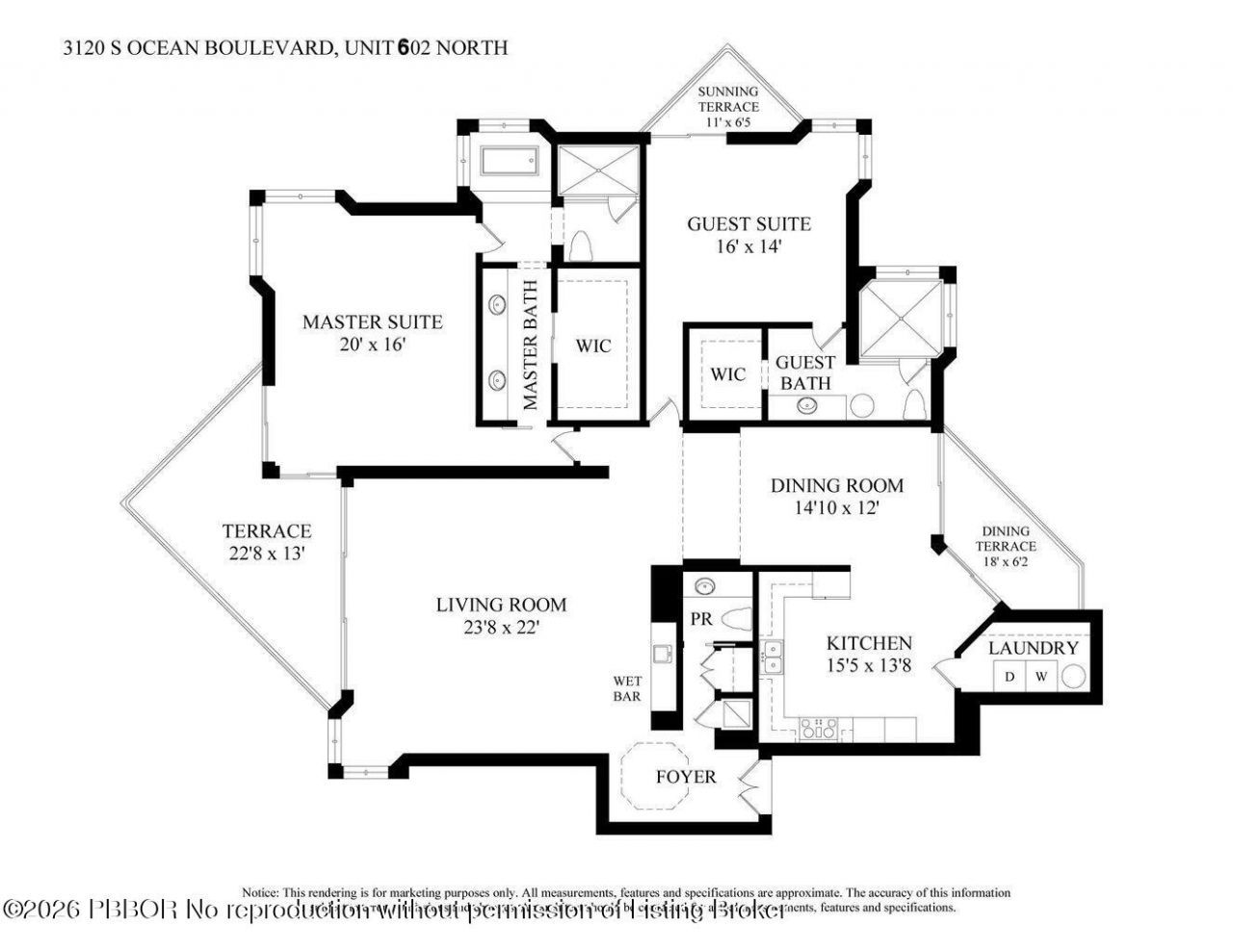 3120 S Ocean Boulevard, Unit 3-602, Palm Beach, FL 33480 Photo