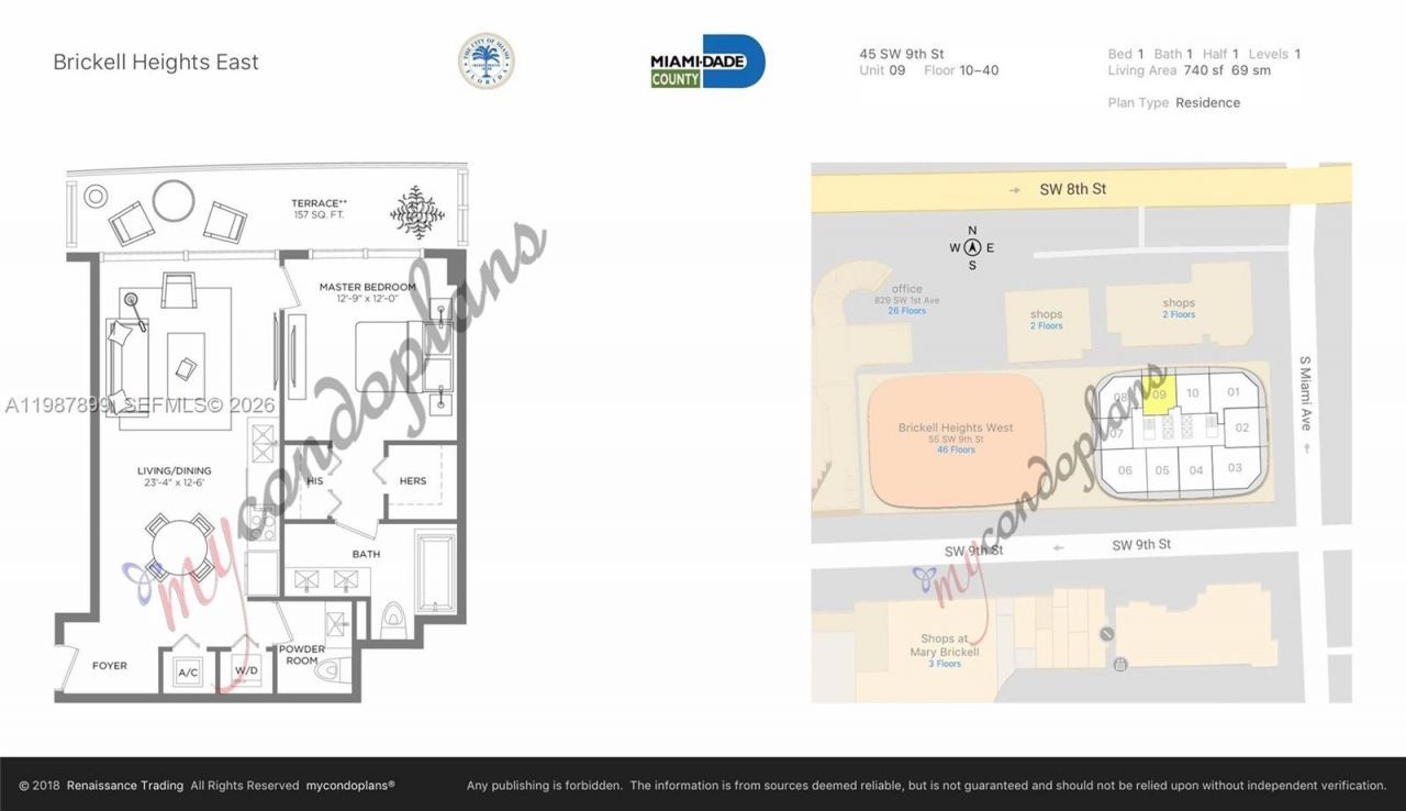45 SW 9th St, Unit 2009, Miami, FL 33130 Photo