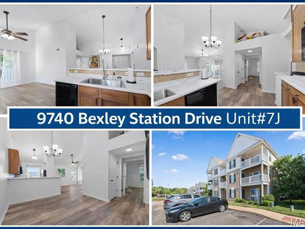 9740 Bexley Station Drive, Unit 7J, Unincorporated, MO 63123