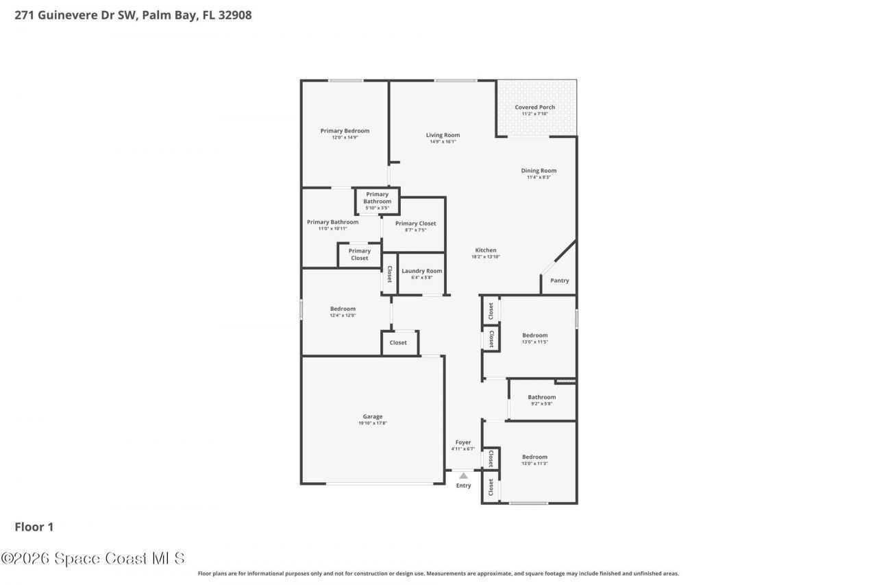 271 Guinevere Drive SW , Melbourne, FL 32908 Photo