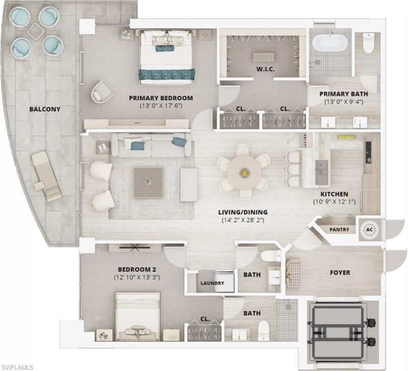 2583 1st St , Unit 1502, Fort Myers, FL 33901 Photo