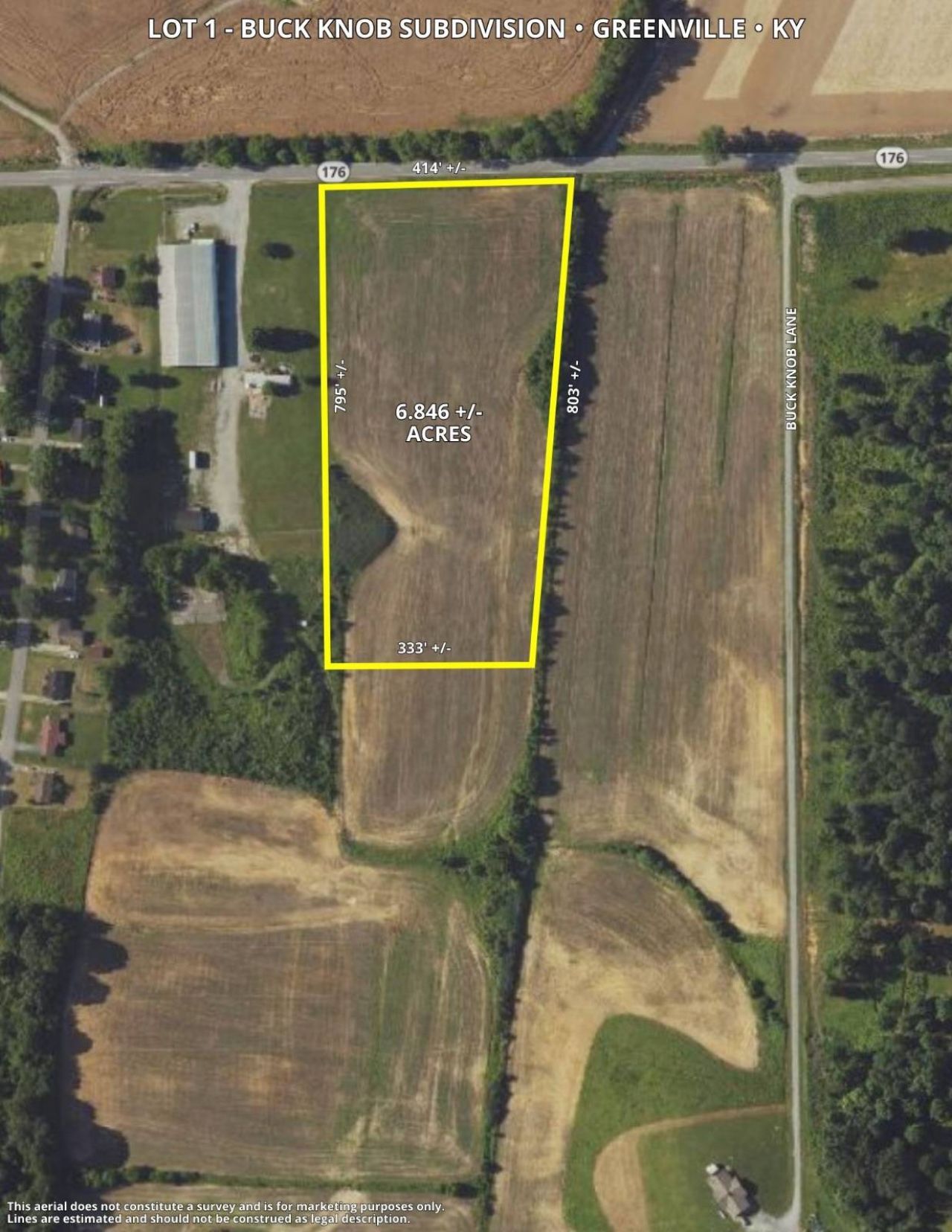 0 State Route 176, Lot 1 Buck Knob, Unit Lot 1 Buck, Greenville, KY 42345 Main Photo
