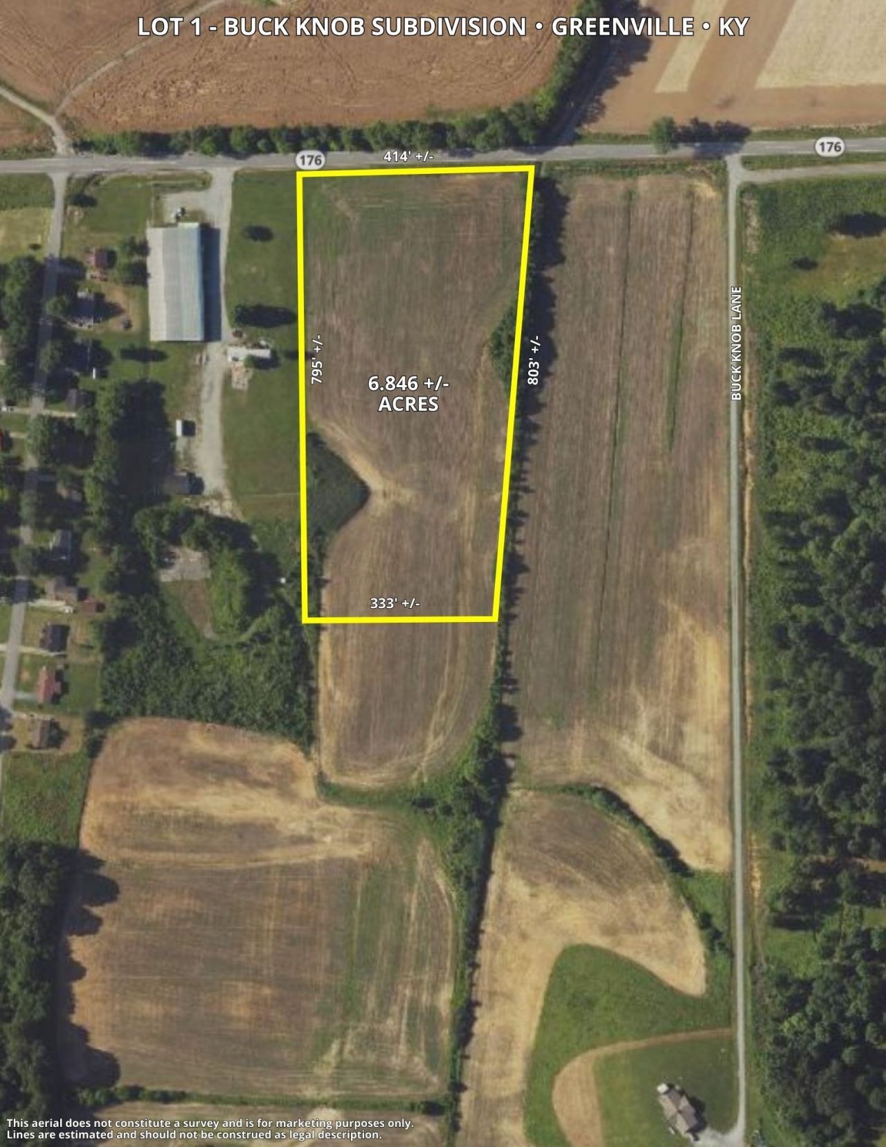 0 State Route 176, Lot #1, Greenville, KY 42345 Main Photo