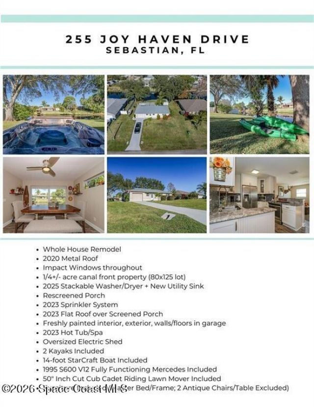 255 Joy Haven Drive , Sebastian, FL 32958 Photo