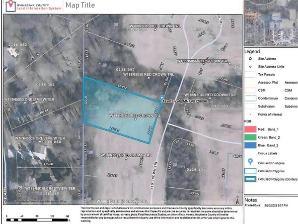 W188N5049 RED CROWN TRAIL, Menomonee Falls, WI 53051