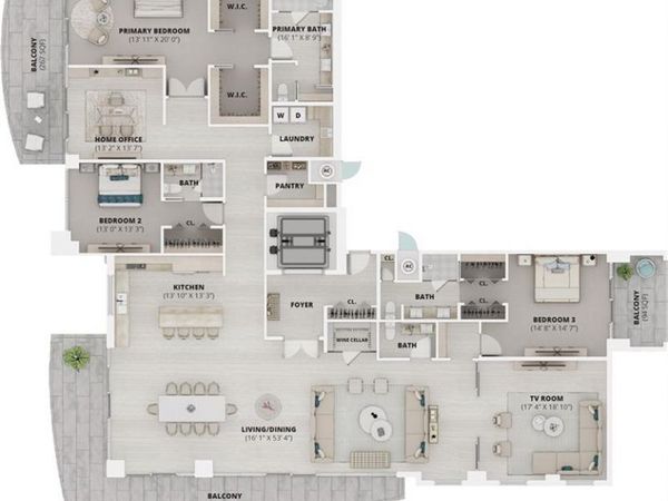 2583 1st ST, Unit 1701, FORT MYERS, FL 33901