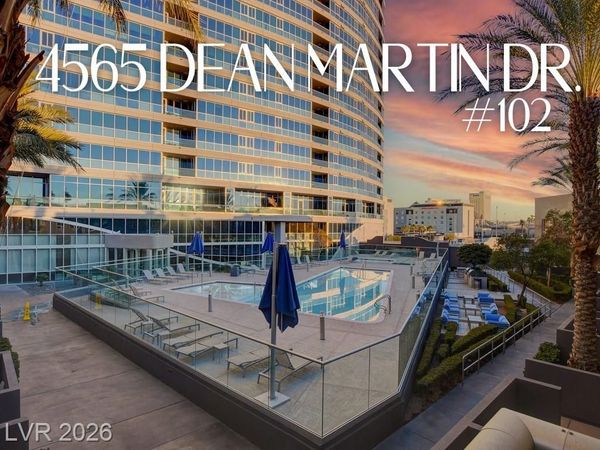 4565 Dean Martin Drive , Unit 102, Las Vegas, NV 89103