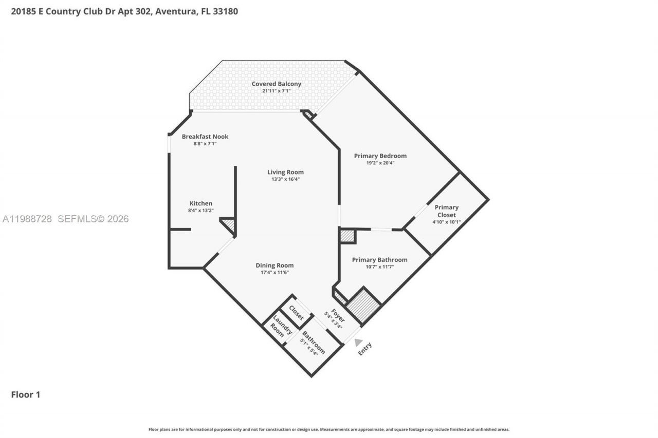 20185 E Country Club Dr, Unit 302, Aventura, FL 33180 Photo