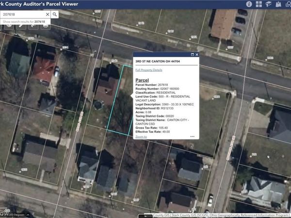 3rd Street NE, Canton, OH 44704