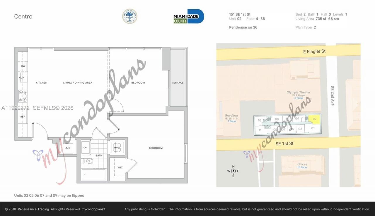 151 SE 1st St, Unit 2802, Miami, FL 33131 Photo