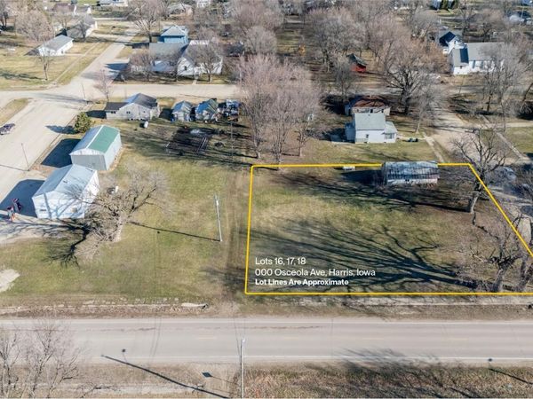 000 Osceola Ave Lots 16,17,18, Harris, IA 51345