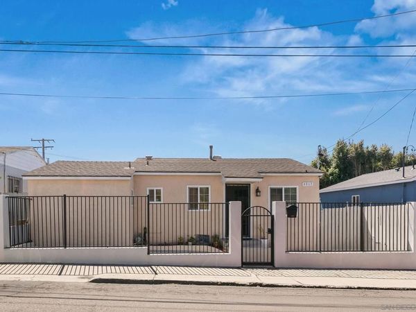 4863 Polk Ave., San Diego, CA 92105