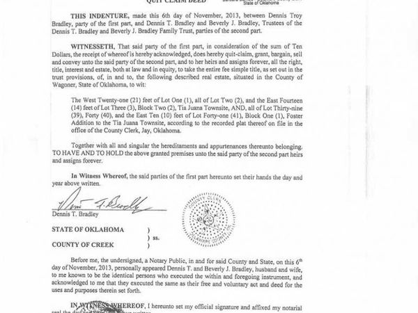 156 Oklahoma 28 , Eucha, OK 74342