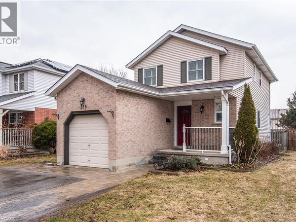 236 DARTMOOR Crescent , Waterloo, ON N2K2S9