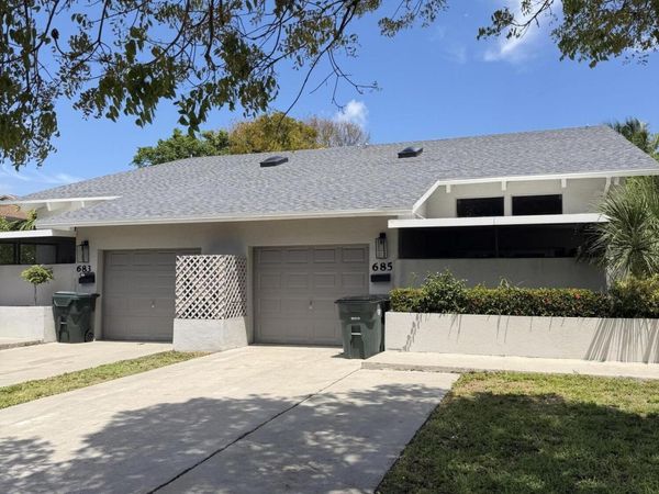 683 Dover Street, Unit 683,685, Boca Raton, FL 33487