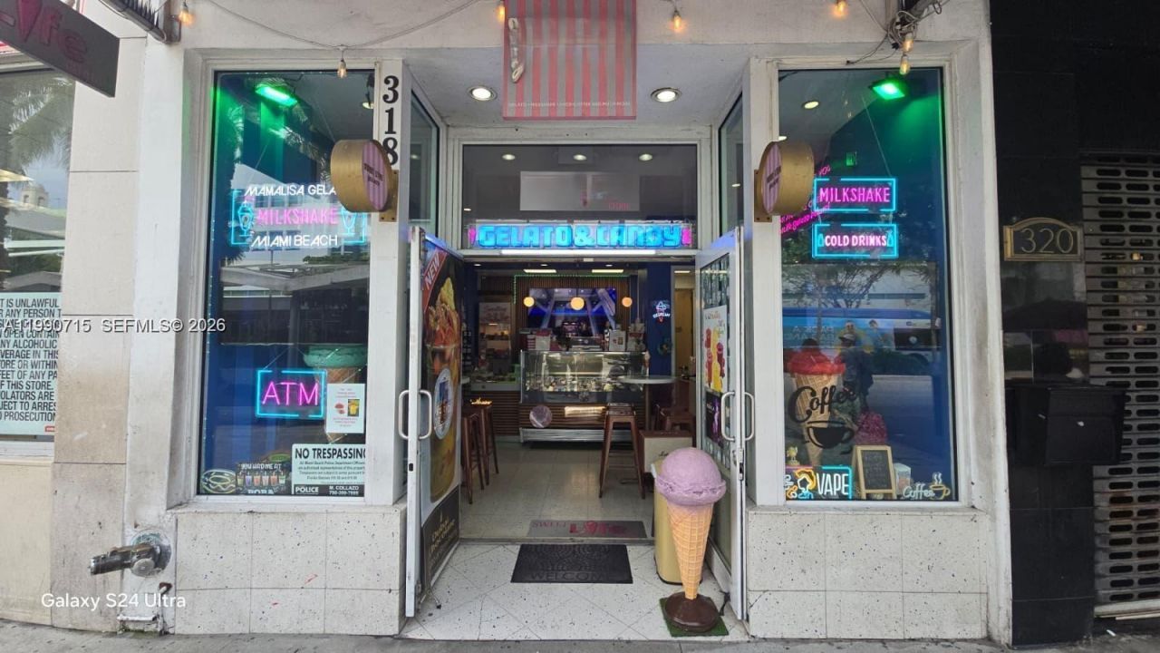 Ice Cream Shop For Sale In Miami Beach, Miami Beach, FL 33139 Photo