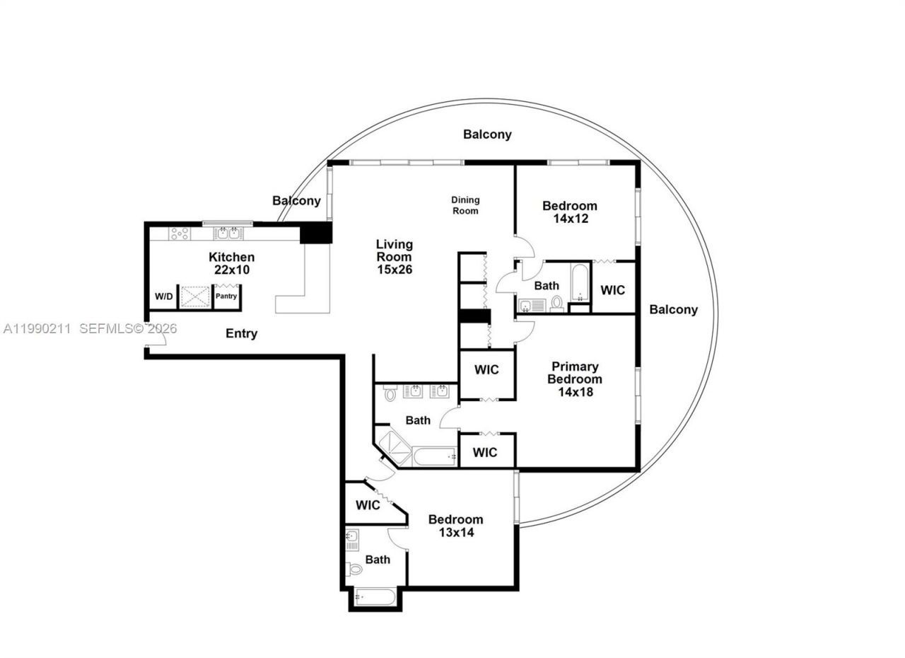 1800 N Bayshore Dr , Unit 1901, Miami, FL 33132 Photo