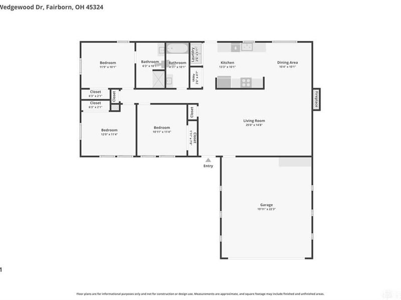 1544 Wedgewood Drive, Fairborn, OH 45324 Photo 28