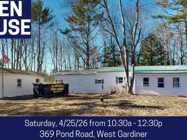 369 Pond Road, West Gardiner, ME 04345