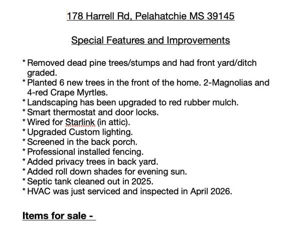 178 Harrell Road, Pelahatchie, MS 39145
