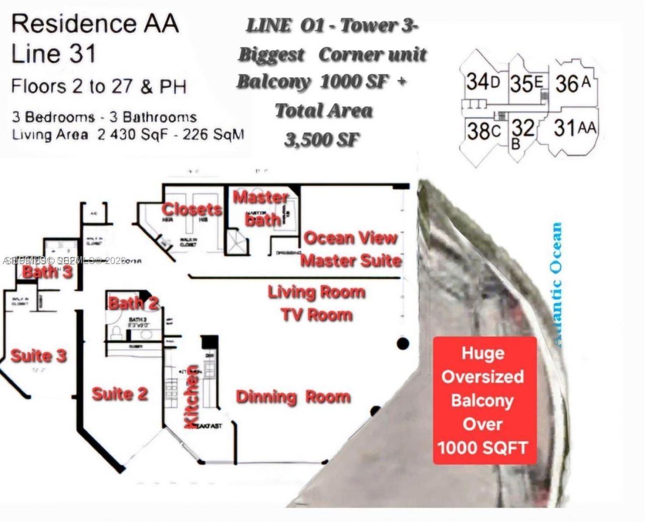 16485 Collins Ave , Unit 431, Sunny Isles Beach, FL 33160 Photo